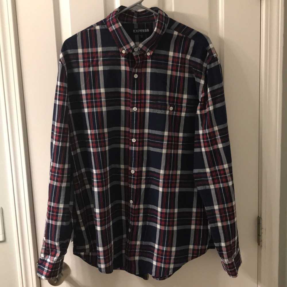 Express Button Down Dress Shirt